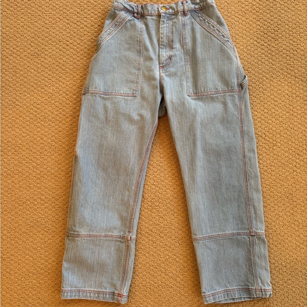 Big Bud Press Light Wash Carpenter Jeans - Picture 4 of 10